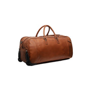 Cognac Leather Weekender Trolley Jayven für Damen, detail view 6