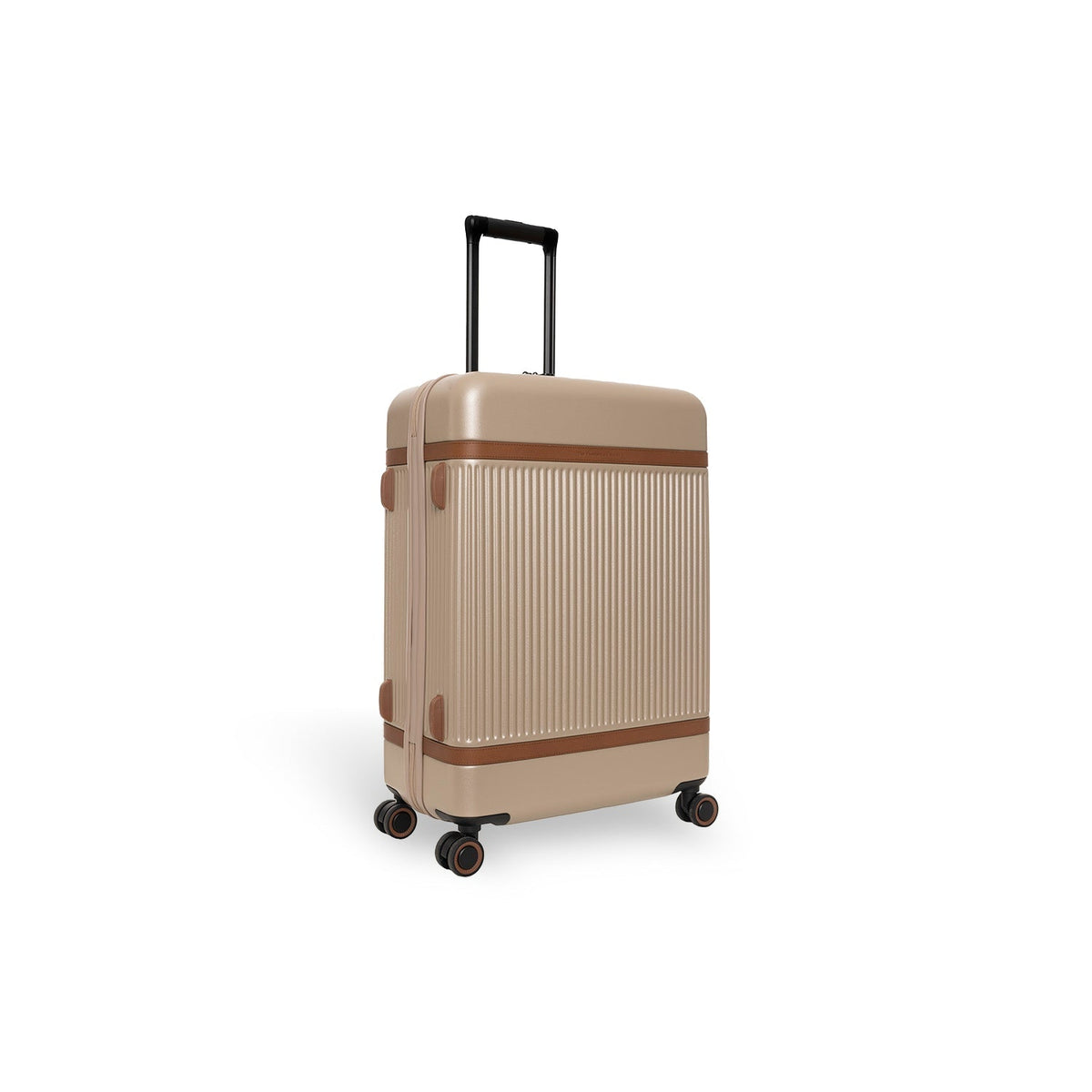 Medium Suitcase Zuna für Damen in Classic 100% Full-Grain Leather - Vorderansicht &amp; maßgeschneiderte Silhouette | Online Kaufen