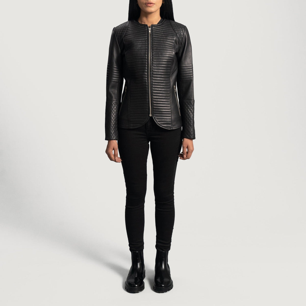 Nexi Gesteppt Lederjacke für Damen – Zusätzliche Produktansicht 3