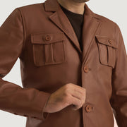 Ray Cutler Lederjacke für Herren – Zusätzliche Produktansicht 6