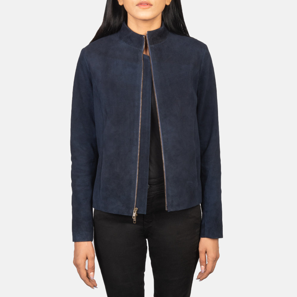 Rumella Leder-Bikerjacke für Damen – Zusätzliche Produktansicht 1