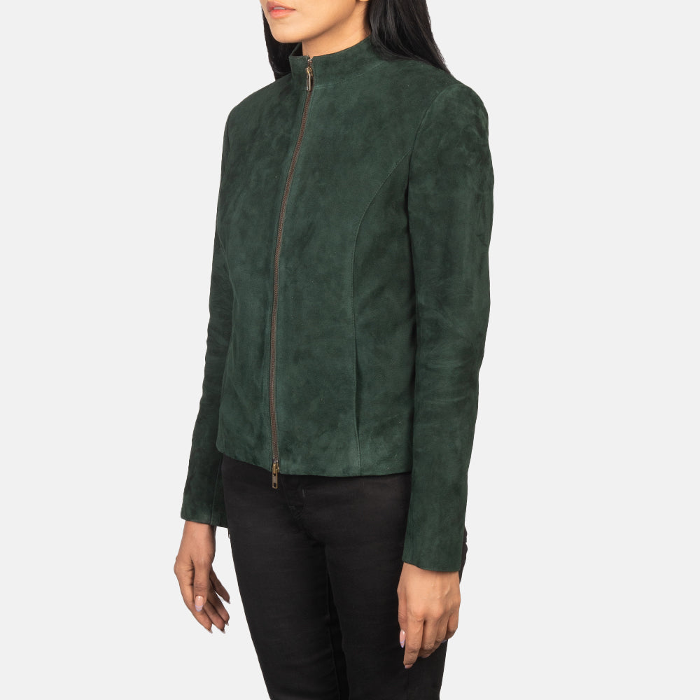 Rumella Leder-Bikerjacke für Damen – Zusätzliche Produktansicht 2