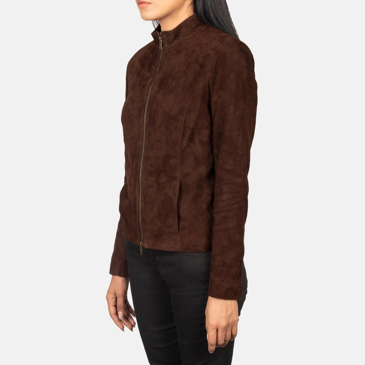 Rumella Leder-Bikerjacke für Damen – Zusätzliche Produktansicht 2