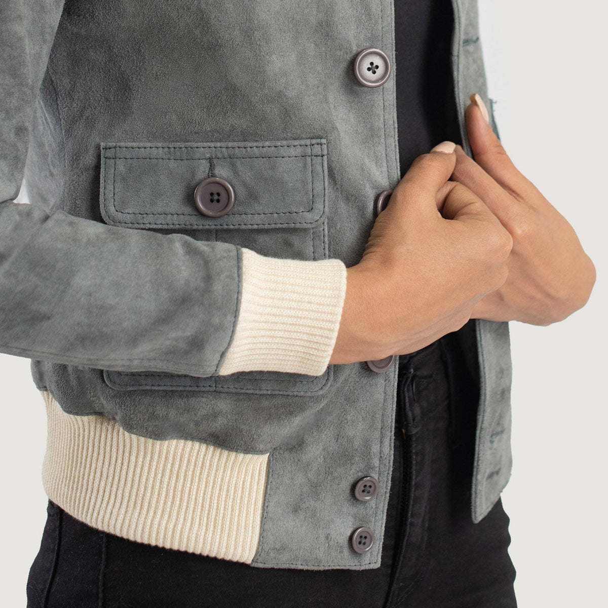 
Sasha A1 Leder-Bomberjacke für Damen – alternate product view 6