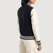 Savant Varsity Lederjacke für Damen – Zusätzliche Produktansicht 5