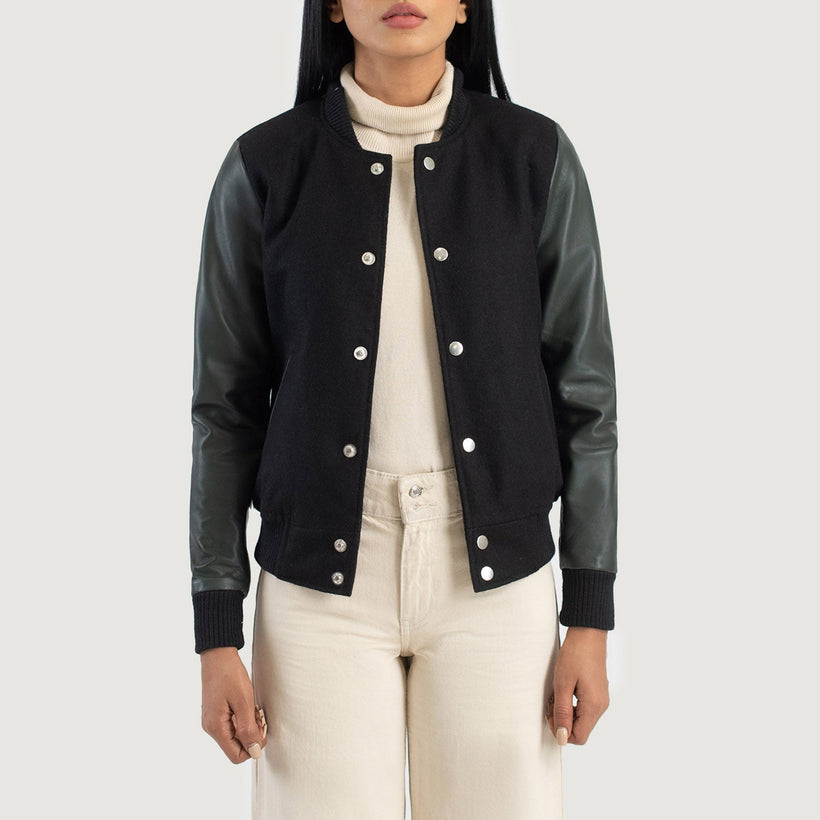Savant Varsity Lederjacke für Damen