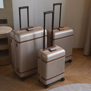 Hand Luggage Suitcase Front Pocket Zuna - Seitenansicht mit ergonomischem Ärmelschnitt
