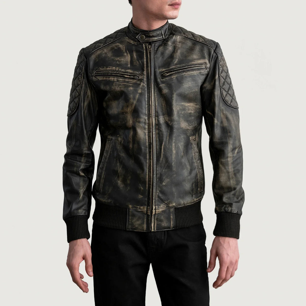 
Sven Leder-Bomberjacke für Herren – alternate product view 3