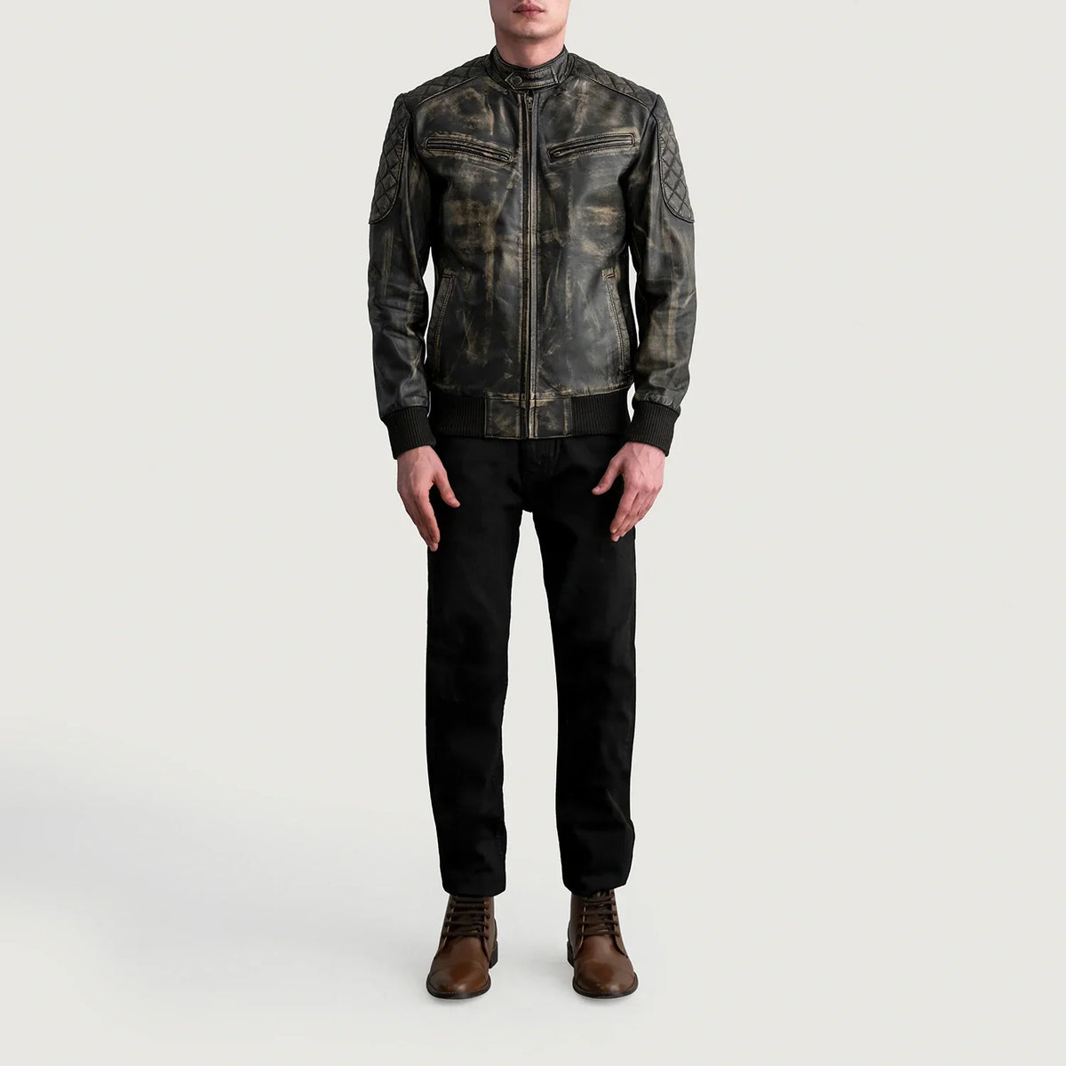 
Sven Leder-Bomberjacke für Herren – alternate product view 4