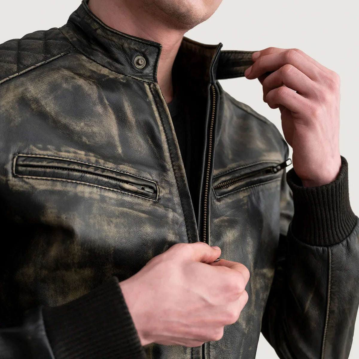 
Sven Leder-Bomberjacke für Herren – alternate product view 5