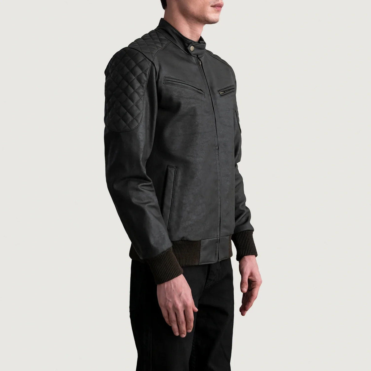 
Sven Leder-Bomberjacke für Herren – alternate product view 2