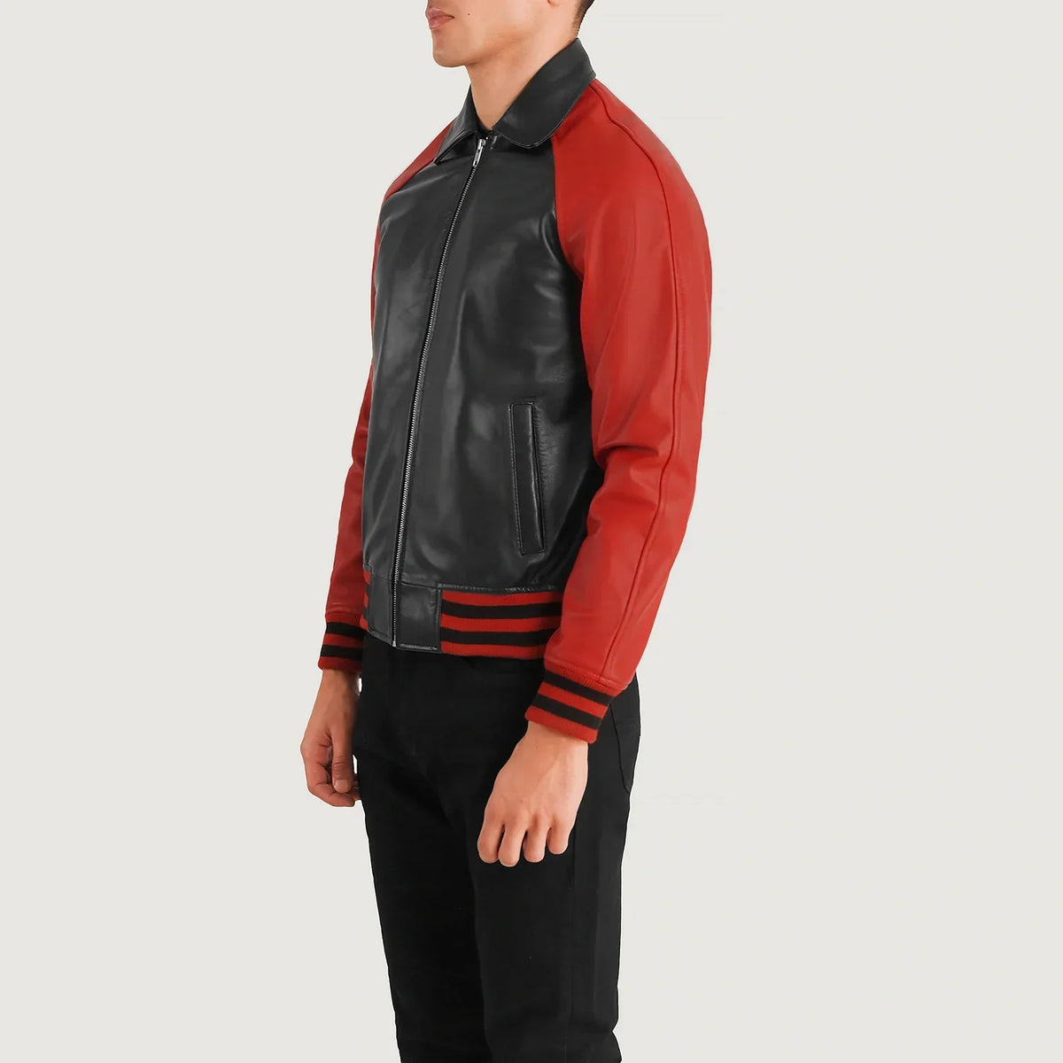 Walton Varsity Lederjacke für Herren – Zusätzliche Produktansicht 2