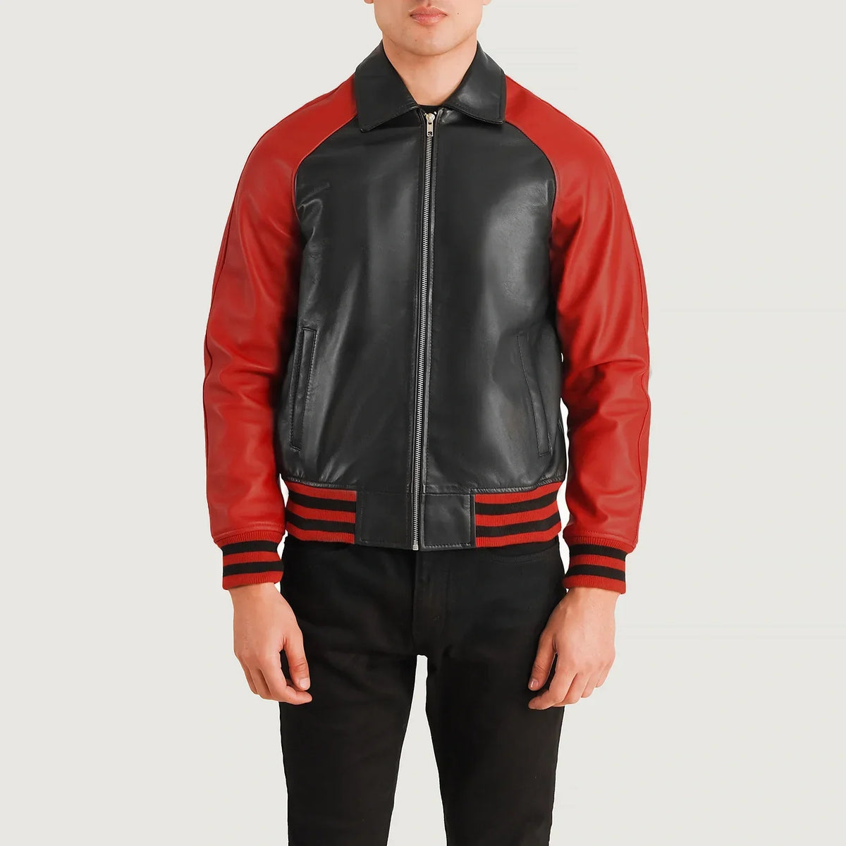 Walton Varsity Lederjacke für Herren – Zusätzliche Produktansicht 4