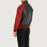 Walton Varsity Lederjacke für Herren – Zusätzliche Produktansicht 5