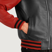 Walton Varsity Lederjacke für Herren – Zusätzliche Produktansicht 6