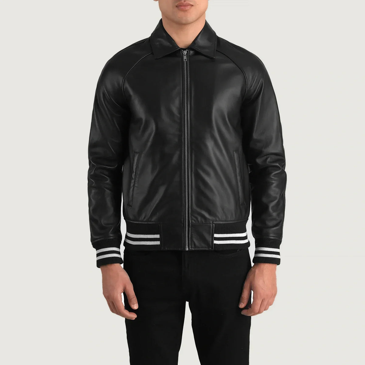 Walton Varsity Lederjacke für Herren – Zusätzliche Produktansicht 4