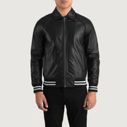 Walton Varsity Lederjacke für Herren – Zusätzliche Produktansicht 4