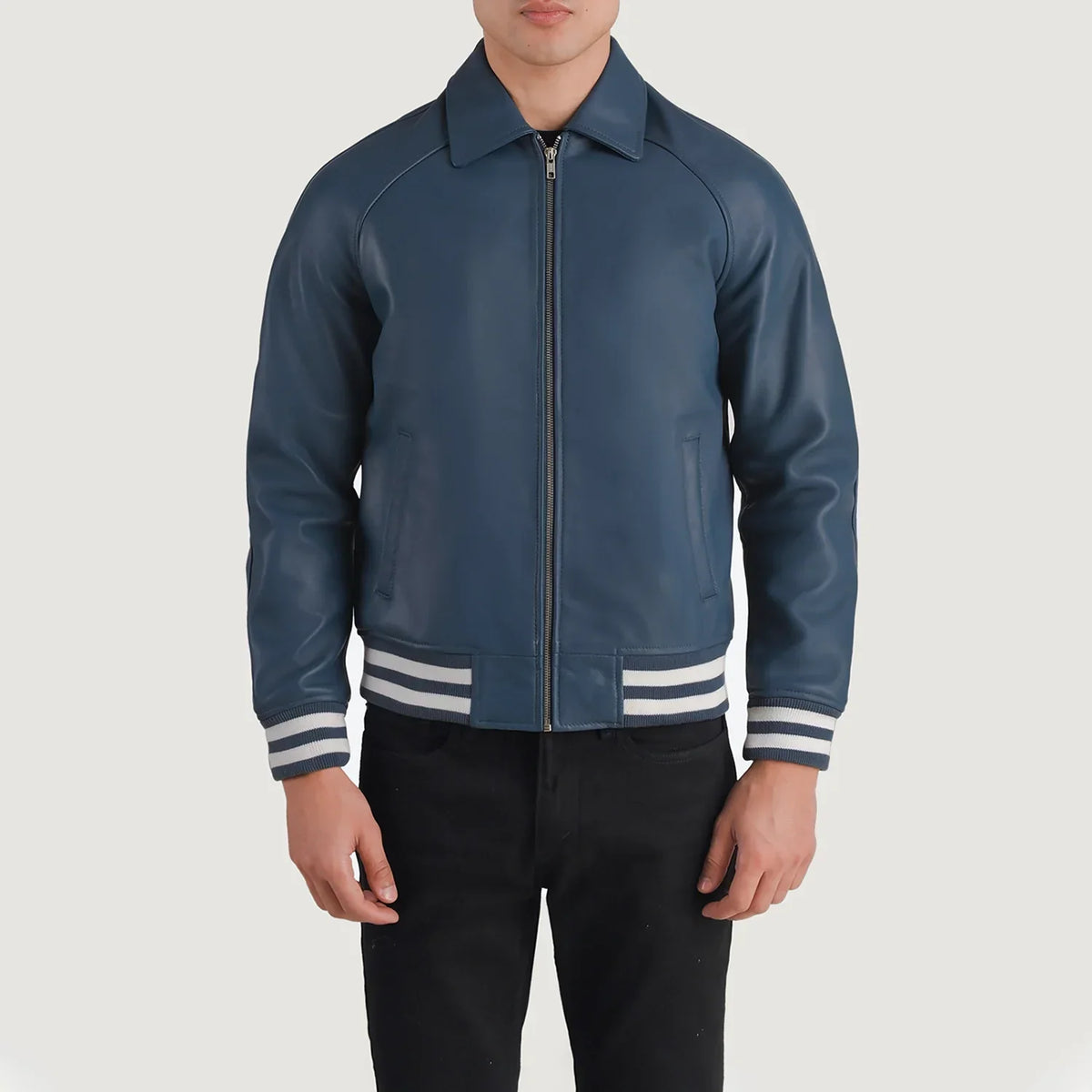 Walton Varsity Lederjacke für Herren – Zusätzliche Produktansicht 1