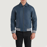 Walton Varsity Lederjacke für Herren – Zusätzliche Produktansicht 1