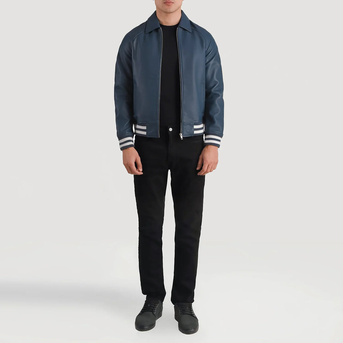 Walton Varsity Lederjacke für Herren – Zusätzliche Produktansicht 4