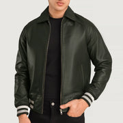 Walton Varsity Lederjacke für Herren – Zusätzliche Produktansicht 3