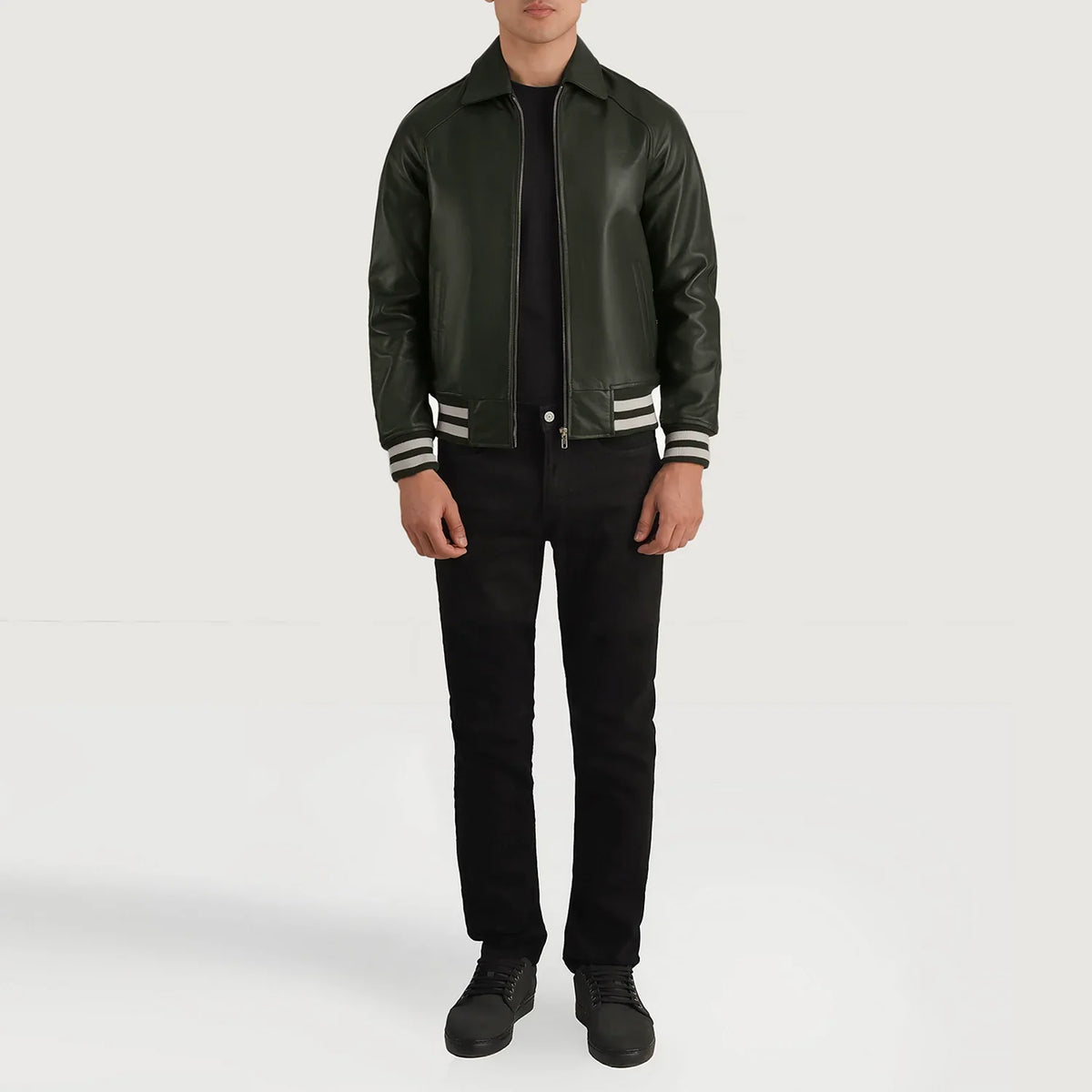 Walton Varsity Lederjacke für Herren – Zusätzliche Produktansicht 4