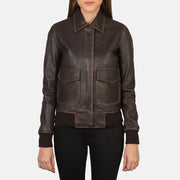 
Westa A-2 Leder-Bomberjacke für Damen – alternate product view 5