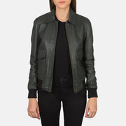 
Westa A-2 Leder-Bomberjacke für Damen – alternate product view 1