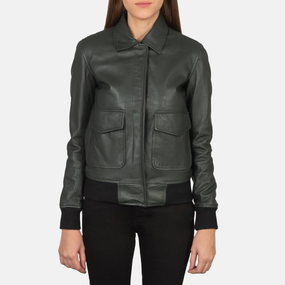 
Westa A-2 Leder-Bomberjacke für Damen – alternate product view 4