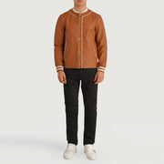 Willis Varsity Lederjacke für Herren – Zusätzliche Produktansicht 3