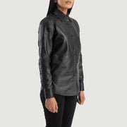 Zenith Shirt Lederjacke für Damen – Zusätzliche Produktansicht 2
