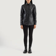 Zenith Shirt Lederjacke für Damen – Zusätzliche Produktansicht 3