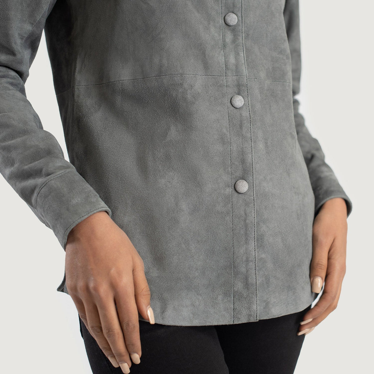 Zenith Shirt Lederjacke für Damen – Zusätzliche Produktansicht 6