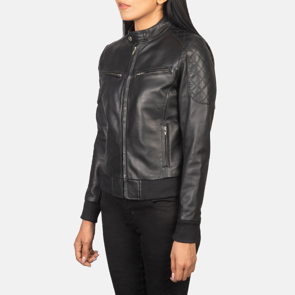 
Zenna Leder-Bomberjacke für Damen – alternate product view 2