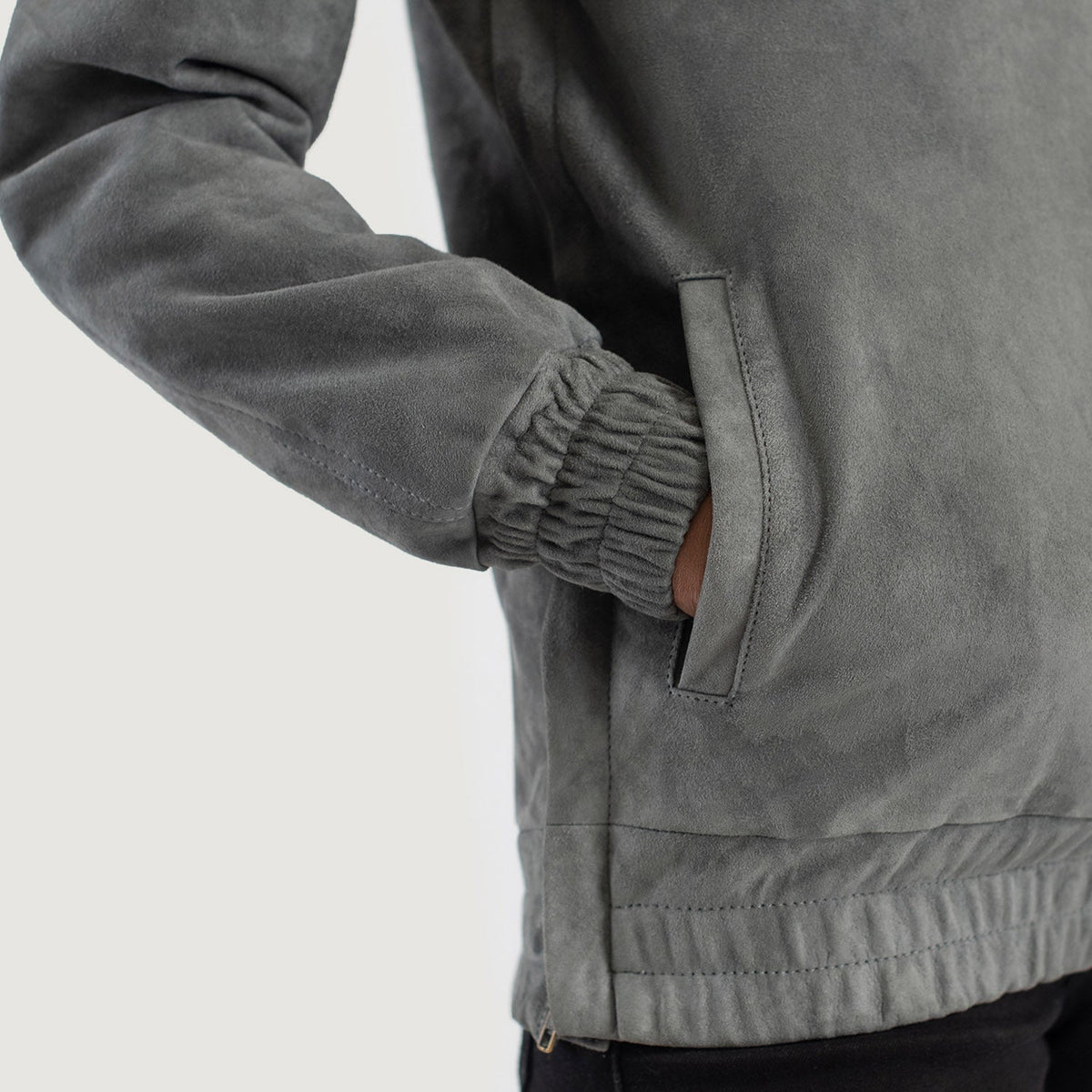 Zest Hooded Pullover Lederjacke für Damen – Zusätzliche Produktansicht 6
